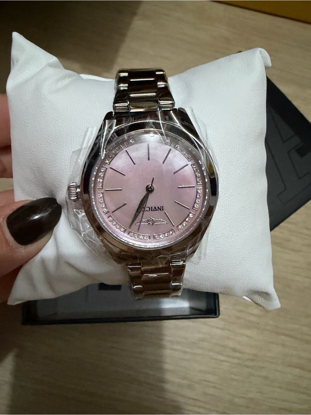 Invicta Women's Celestial Watch with Pink Dial and Crystal Accents -33mm